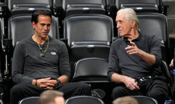 Erik Spoelstra and Pat Riley