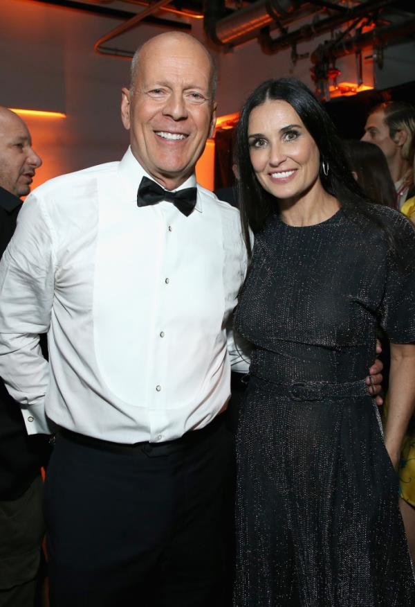 Bruce Willis and Demi Moore attend the after party for the Comedy Central Roast of Bruce Willis at NeueHouse on July 14, 2018 in Los Angeles, California.  