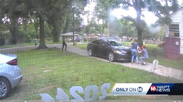 The Mississippi family carjacked at gun point outside their home are worried the at-large thieves may seek retaliation.