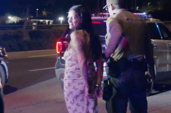 Police were able to track down the vehicle and arrested the two women inside the car. 