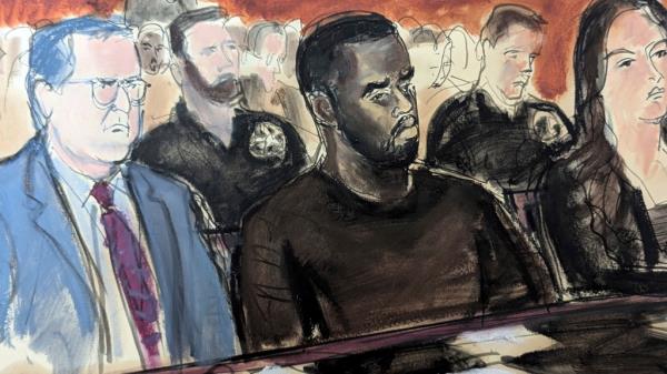 Combs pleaded not guilty to a three-count indictment that accuses him of leading a depraved criminal empire of threatening and forcing women to take part in drugged-up sex shows.</p>

<p>　　