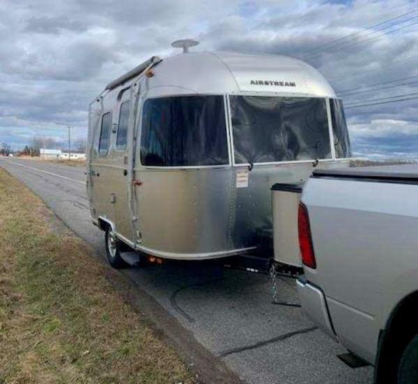 Woro<em></em>niecka family Airstream trailer. 