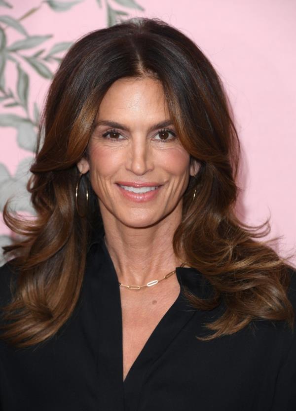 Cindy Crawford smiling. 