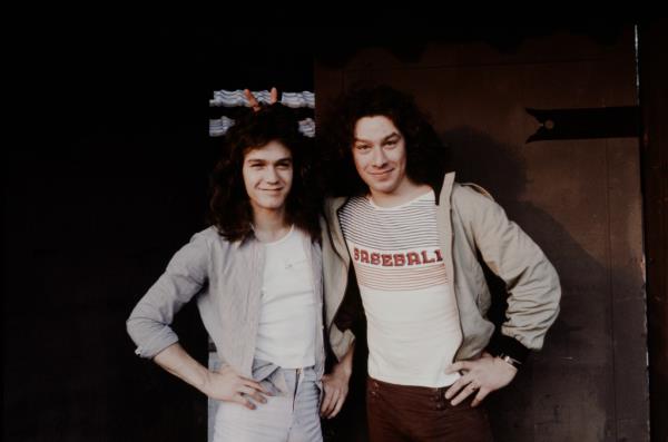 Eddie and Alex Van Halen in 1978.