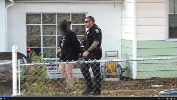 Powers was arrested at her home on Friday.