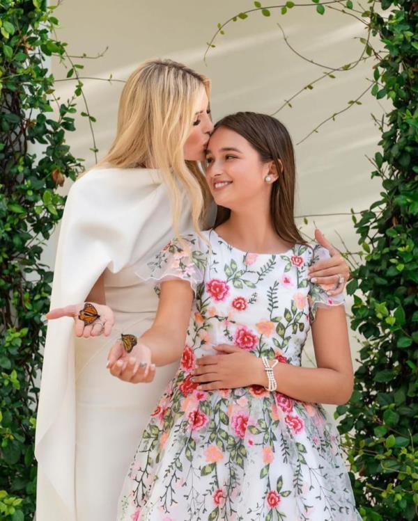 Ivanka Trump and her daughter, Arabella.