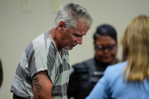 Colin Gray, 54, the father of Colt Gray, 14, sits in the Barrow County courthouse, Sept. 6, 2024, in Winder, Ga. 