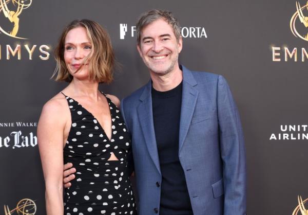 Katie Aselton and Mark Duplass attend the 76th Emmys Performer Nominee Celebration at Wallis Annenberg Center for the Performing Arts on September 13, 2024 in Beverly Hills, California