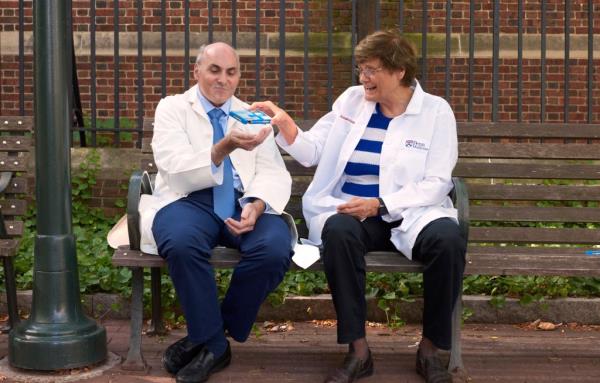 Drew Weissman and Katalin Karikó. 