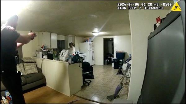 Body camera footage captured the moment Massey was shot three times.