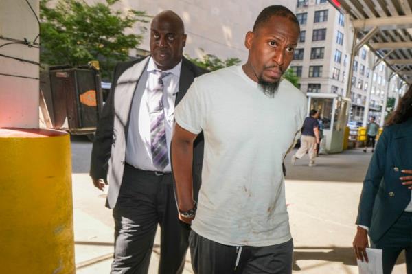 Tyshaun Watson, 35, was charged with attempted murder and assault, according to the NYPD.