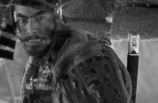 This image released by Janus Films shows Toshir? Mifune in a scene from the 1954 film 