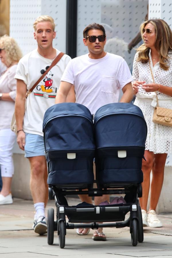 Ollie and Gareth Locke-Locke with twins