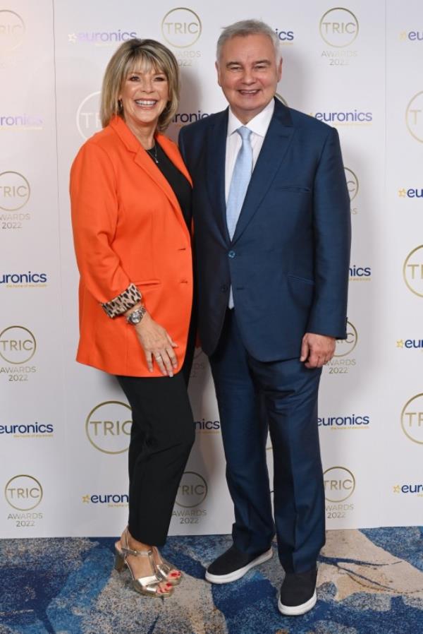 Mandatory Credit: Photo by David Fisher/REX/Shutterstock (13019549aj) Ruth Langsford and Eamonn Holmes The TRIC Awards, Arrivals, Grosvenor House, London, UK - 06 Jul 2022