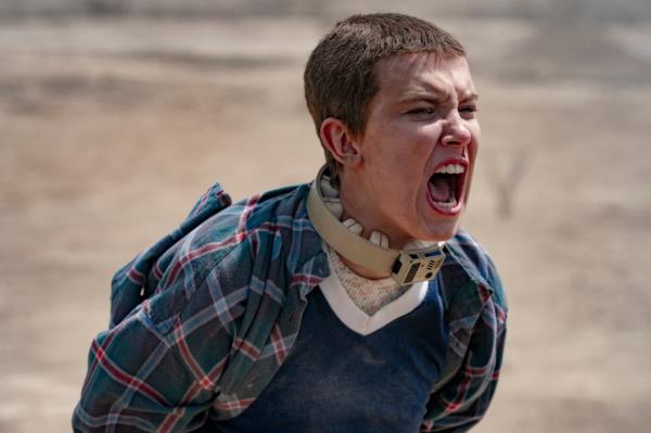 Millie Bobby Brown as Eleven in 