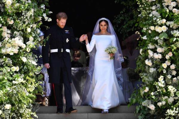 Prince Harry with Meghan Markle. 