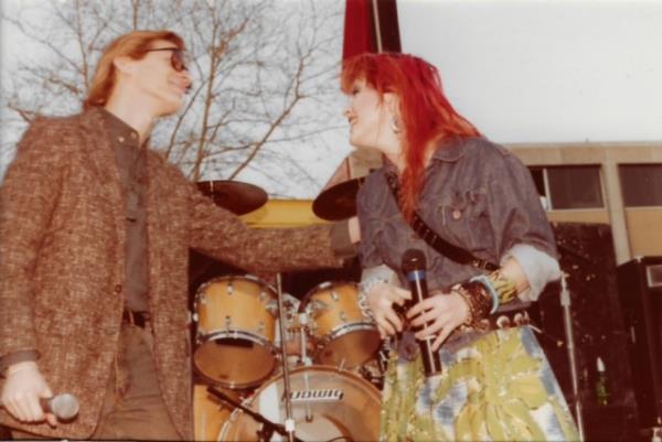 Rob Hyman and Cyndi Lauper