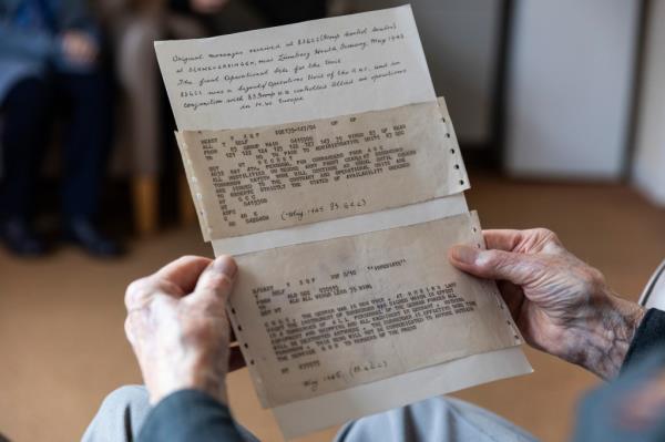 For 50 years, Morgan was sworn to secrecy over the message he received in the final days of the Nazi regime.