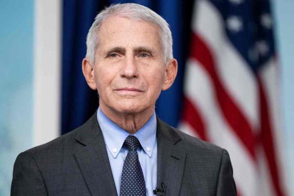 Dr. Anthony Fauci, White House Chief Medical Advisor and Director of the Natio<em></em>nal Institute of Allergy and Infectious Diseases, attends an event with First Lady Jill Biden to urge Americans to get vaccinated ahead of the holiday season, during a COVID-19 virtual event with AARP in the Eisenhower Executive Office Building in Washington, DC, December 9, 2022.