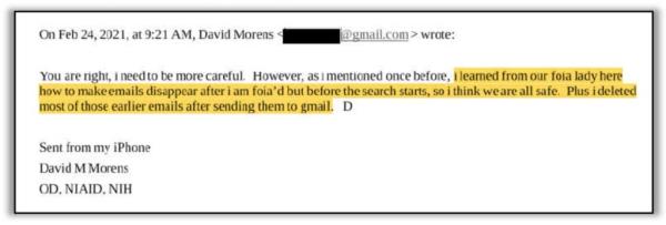 David Morens email