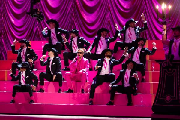 Gosling and The Kens perform on March 10, 2024 at the Dolby Theater in Los Angeles, California.