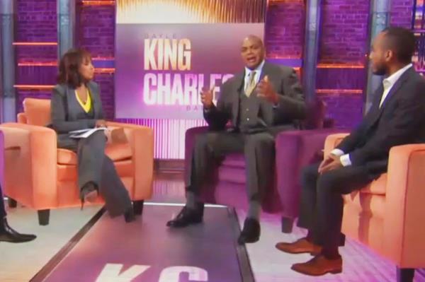Charles Barkley, center, seen on 