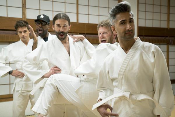 Antoni Porowski, Karamo Brown, Jo<em></em>nathan Van Ness, Bobby Berk, Tan France