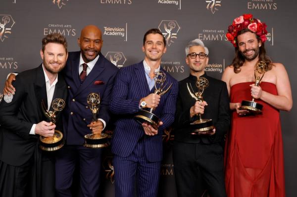  Bobby Berk, Karamo Brown, Antoni Porowski, Tan France and Jo<em></em>nathan Van Ness 