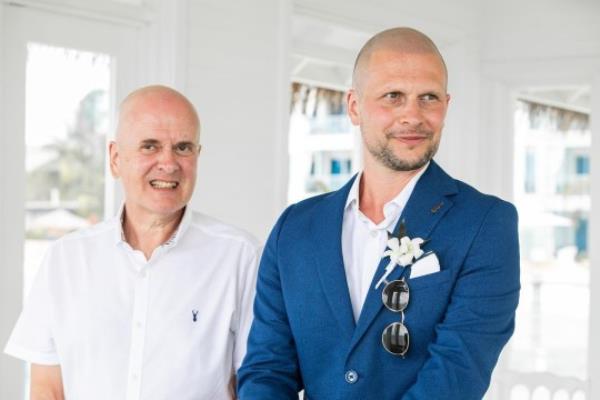 A devoted son took his dad on one last grand cycle ride - taking his ashes on a 274 mile spin. Mark Hughes, 37, always loved cycling with his active dad Chris before he tragically died just weeks ago at the age of just 62. So Mark decided to take his ashes on the month-long cycle ride - and raised cash for charity Brain Tumour Research. Mark said: ?Dad was active, he used to run and loved cycling. When I saw the challenge it seemed a fitting way to celebrate something he loved whilst raising awareness of brain tumours.? Pictured here is Mark with his dad Chris WALES NEWS SERVICE