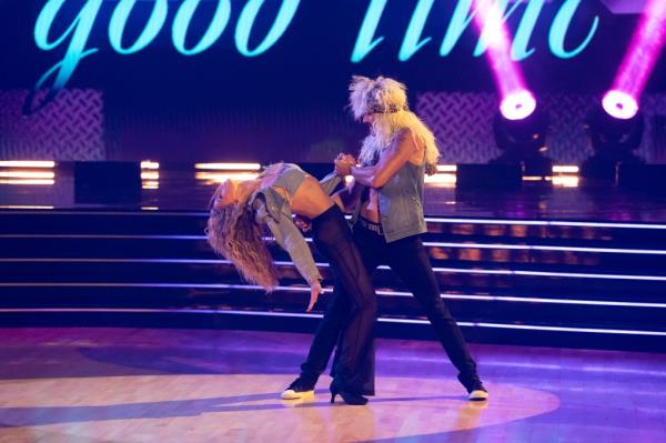 Brooks Nader and Gleb Savchenko on Hair me<em></em>tal Night.