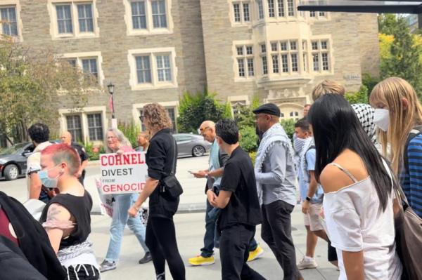 Rickford marched with the protesters Wednesday. 