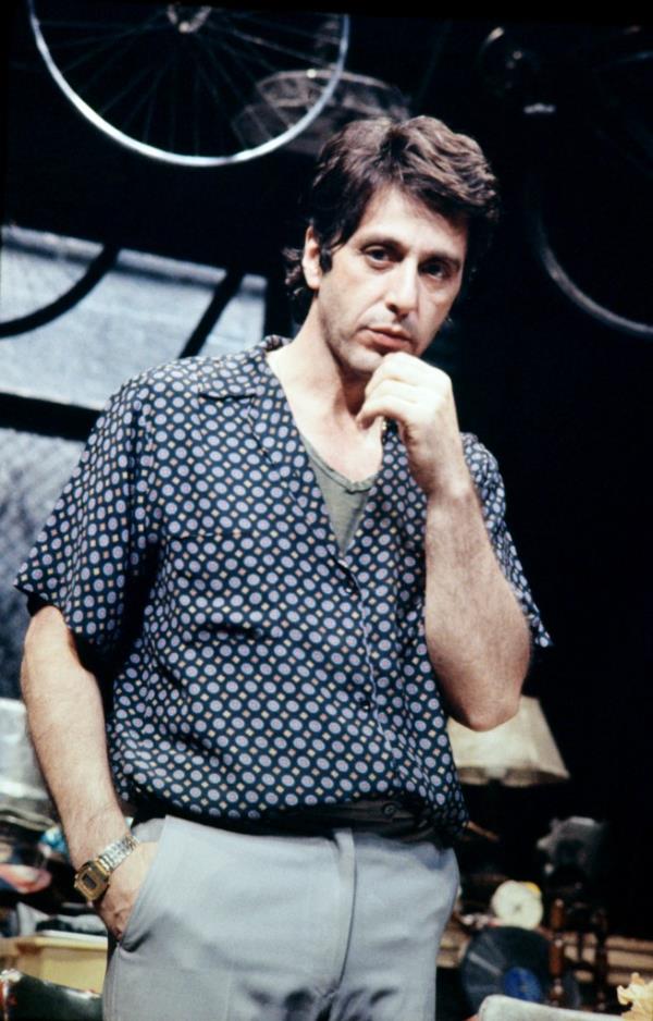 l Pacino on stage in David Mame<em></em>tas play 'American Buffalo' in the West End, Lo<em></em>ndon in 1984.