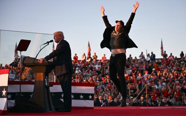 Elon Musk and Do<em></em>nald Trump