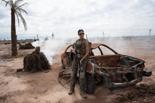 Laysla De Oliveria as Cruz Manuelos in Special Ops: Lio<em></em>ness Season 1 streaming on Paramount+, 2023. Photo Credit: Lynsey Addario/Paramount+
