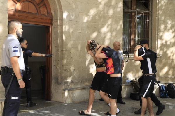 Police arrested six German tourists who raped an 18-year-old woman in Mallorca, Spain. 