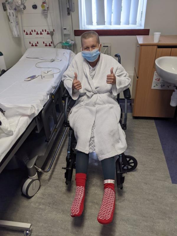 Kerry Pugh in the hospital 