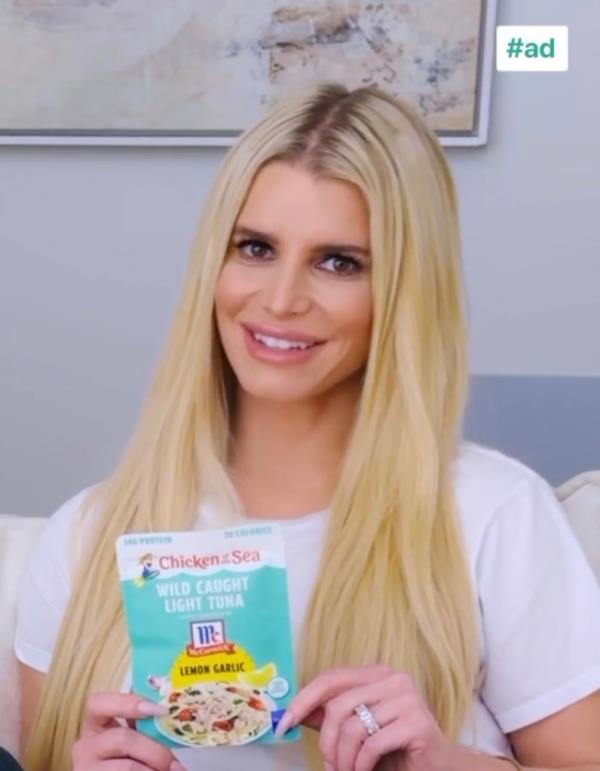 Former pop star Jessica Simpson is bringing back her infamous Chicken of the Sea mishap in a new ad for the tuna fish brand.
