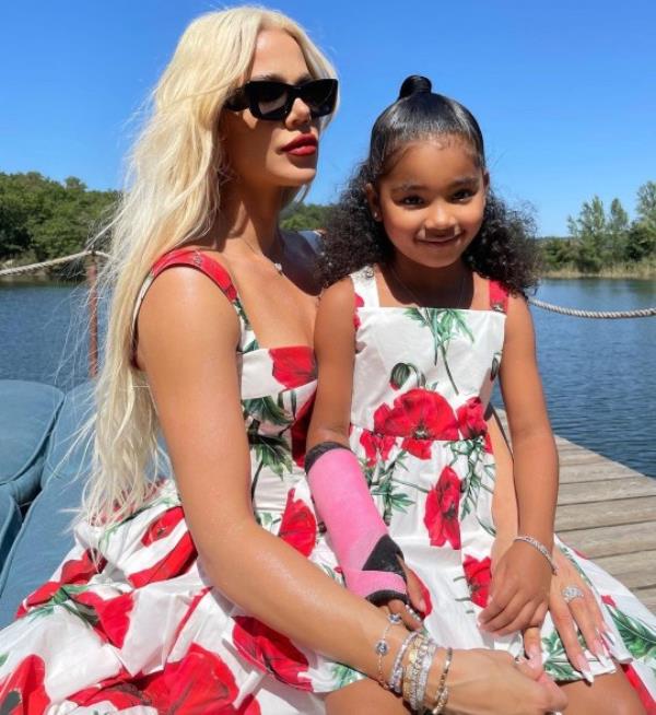 Khloe Kardashian and True Thompson
