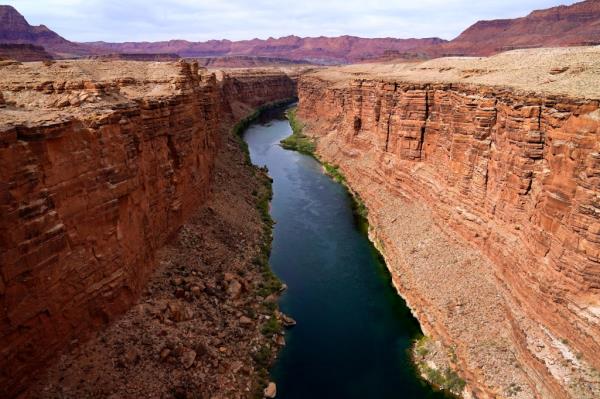The Colorado River in the upper River Basin is pictured in Lees Ferry, Arizona.