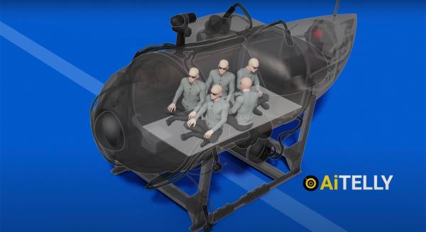 An AiTelly spokesperson told The Post that the animation was created with information compiled from Google and OceanGate's own site.