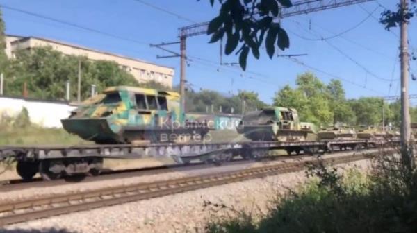 Russian damaged tanks and armoured vehicles sent for repair to bring them back to the battlefield