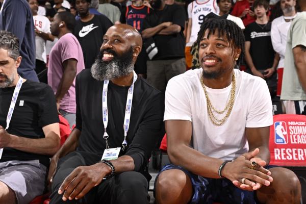 Dennis Smith Jr. and Jacque Vaughn