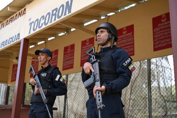 Tocoron prison in Aragua State, Venezuela,