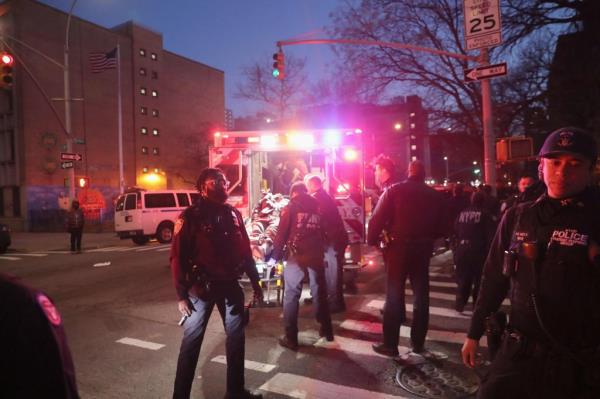 Police say an 18-year-old woman was shot and killed in Harlem over the weekend. 