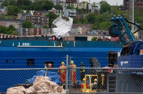 The debris was recovered by Pelagic Research Services.