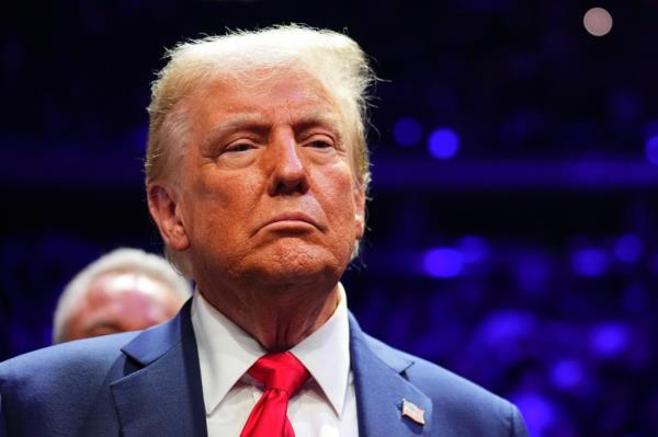 President-elect Do<em></em>nald Trump during UFC 309 event at Madison Square Garden on Nov. 16, 2024.