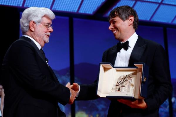 Director Sean Baker, Palme d'Or award winner for the film 