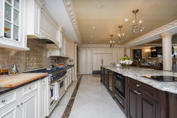 A view inside the chef's kitchen.
