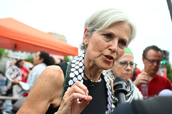 The Green Party's Jill Stein is running for president and supports an arms embargo on Israel.