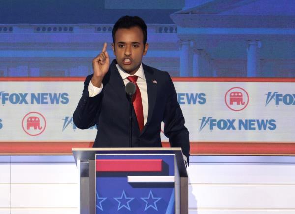 The most polarizing candidate of the evening was Vivek Ramaswamy, who was attacked by several other candidates.